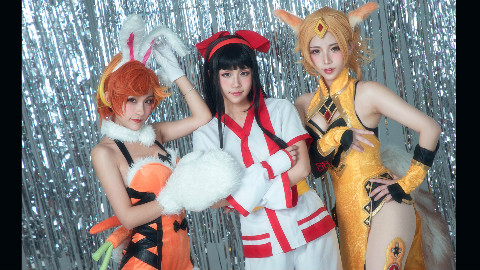 【南华团】随心所欲Mercy 3人(少女&狐狸&兔子的故事)娜可露露X妲己X花木兰